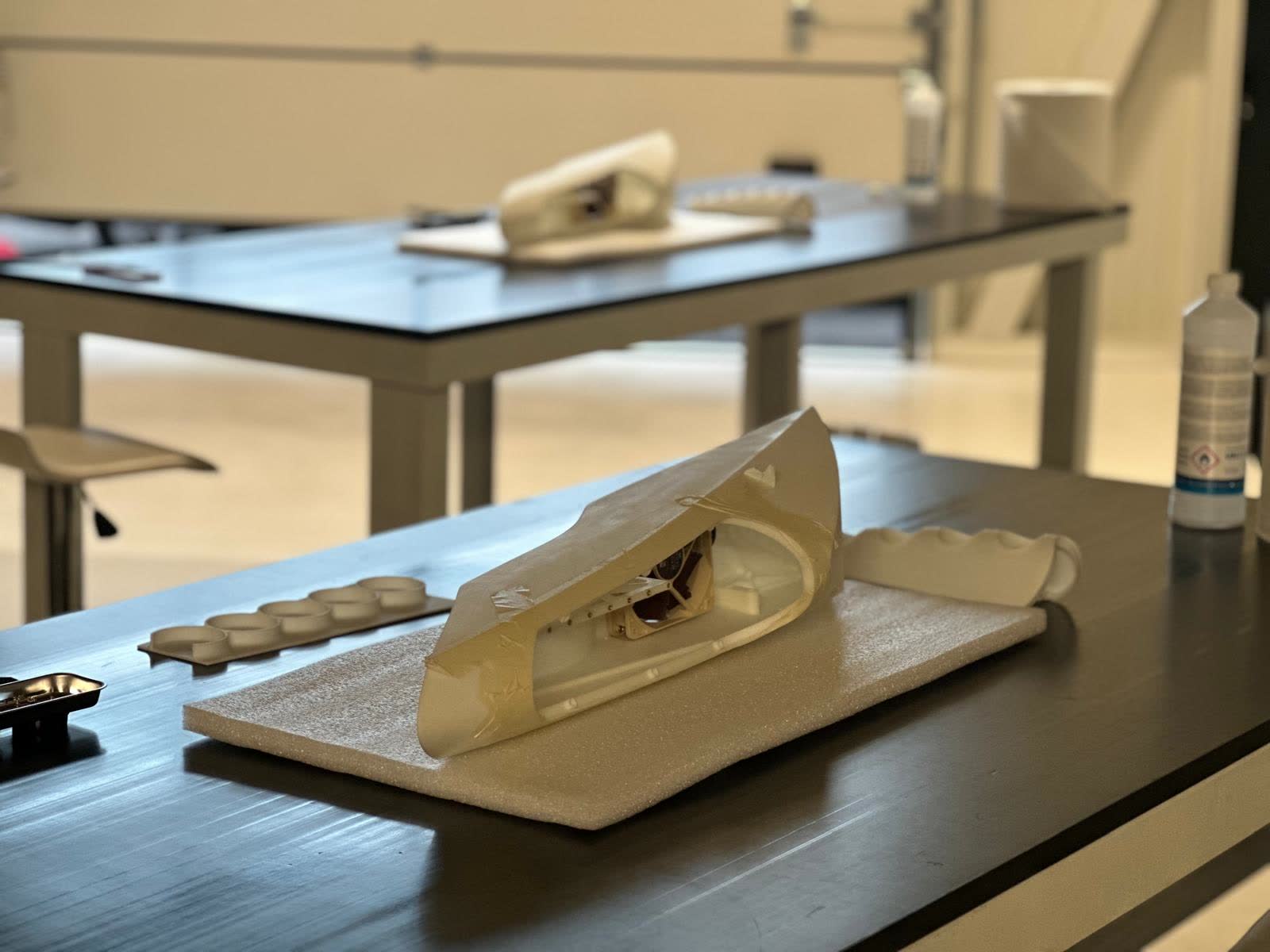 3D-gedruckte Aerodynamik-Schale
