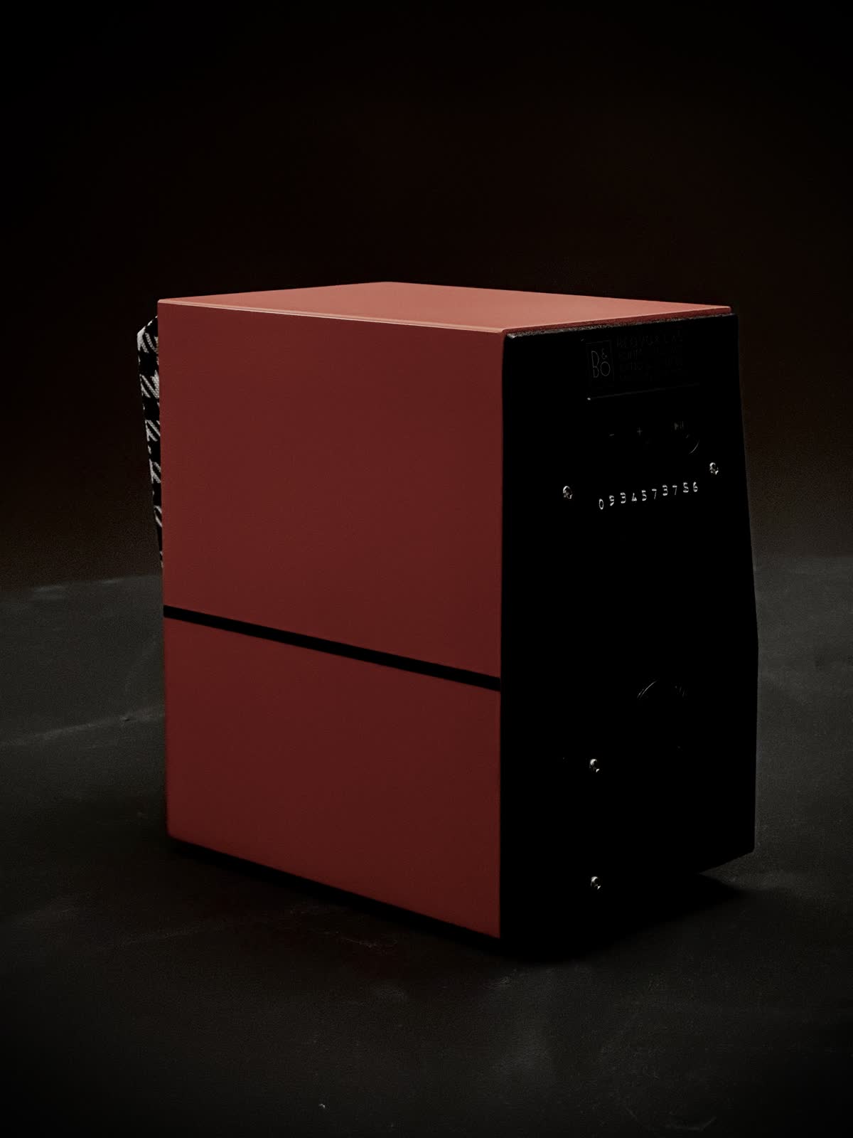 Bang & Olufsen Beovox CX50 — Typenschild MADE IN DENMARK