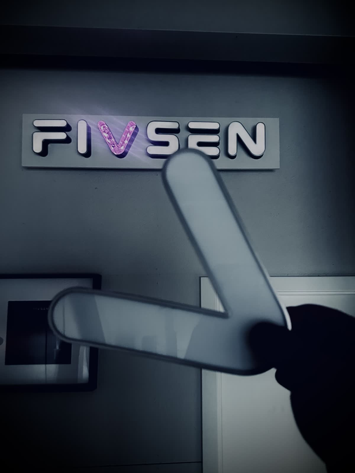 FIVSEN Eingang — Schild und Eingangsbereich