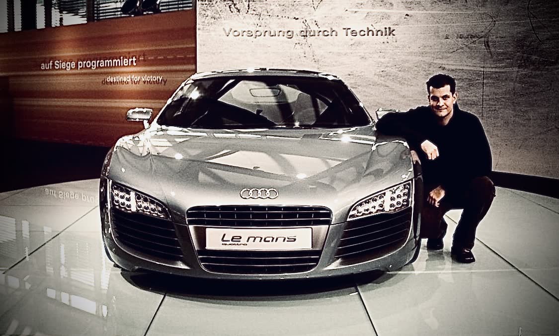 René Nagl beim Audi R8 / Le Mans quattro — 2004